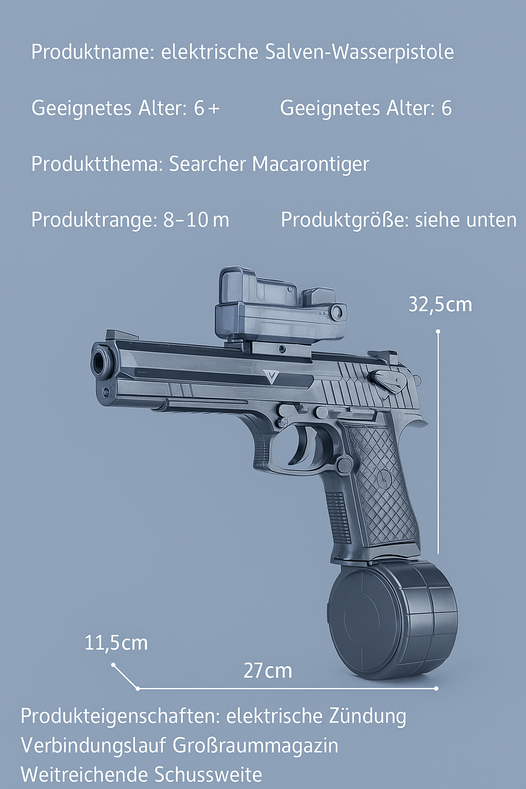 Elektrische Wasserpistole