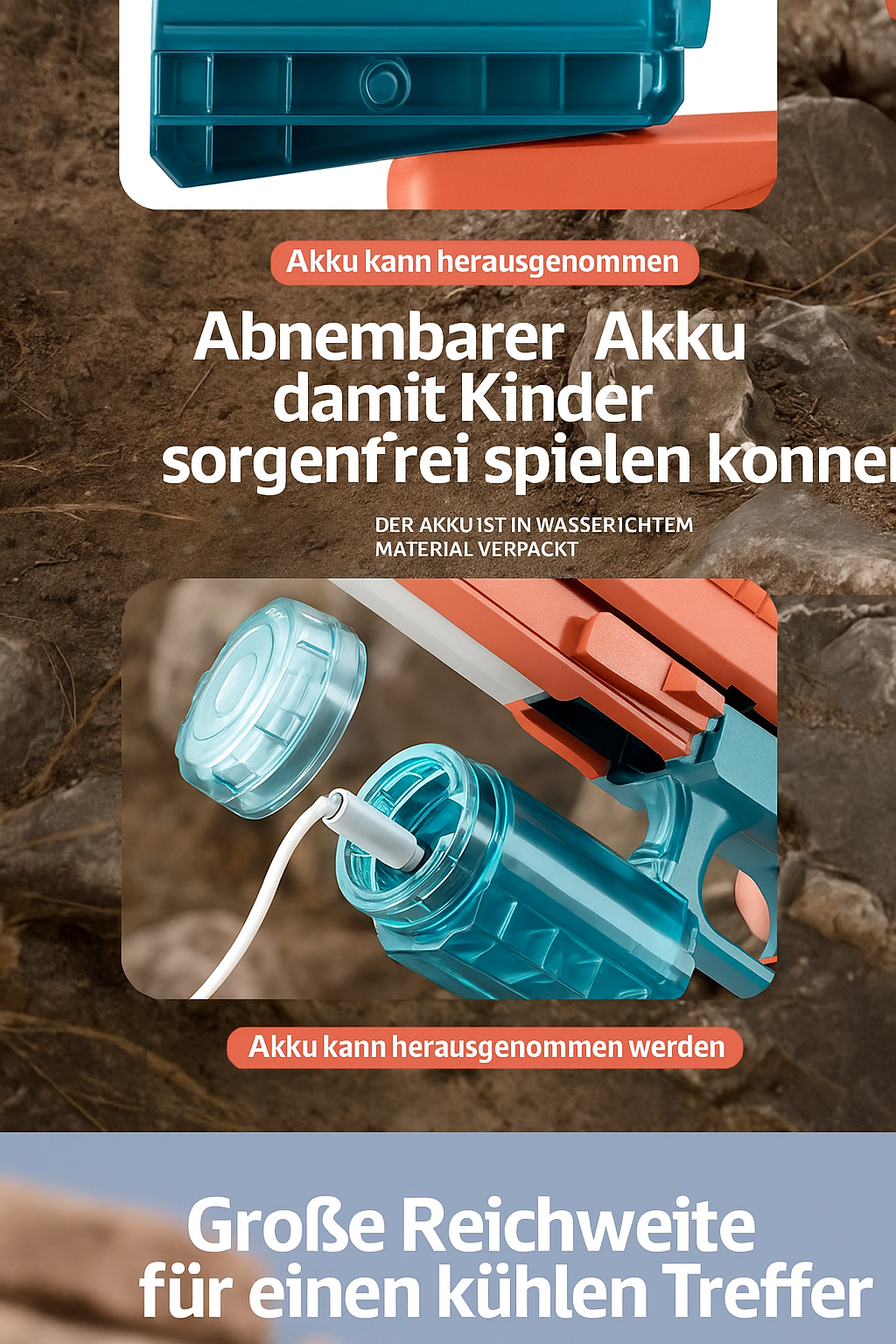 Elektrische Wasserpistole
